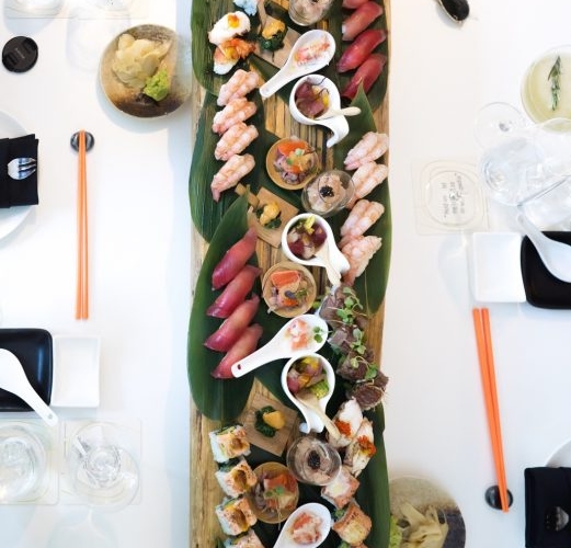 Omakase Long Table Sushi Experience at The Lobby Lounge and RawBar