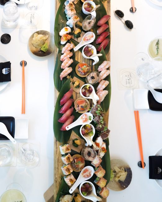 Omakase Long Table Sushi Experience at The Lobby Lounge and RawBar