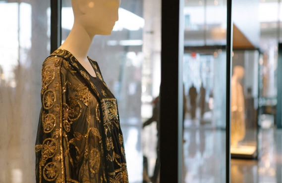 Mannequin displaying a top at a boutique in Fairmont Pacific Rim
