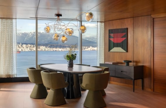 Fairmont Gold Suite with breathtaking views of the
