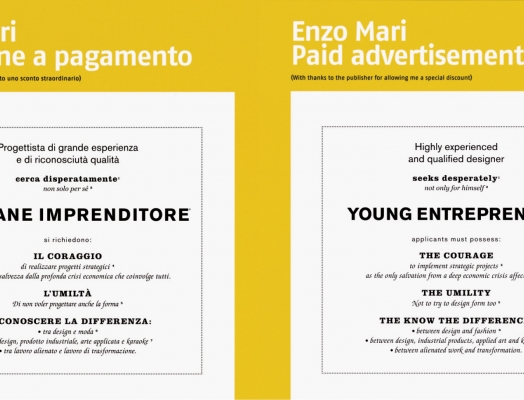 Domus Magazine Advertisement