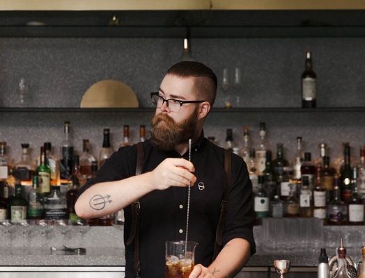 bartender preparing a drink