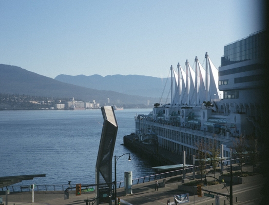 Vancouver waterfront in the winter