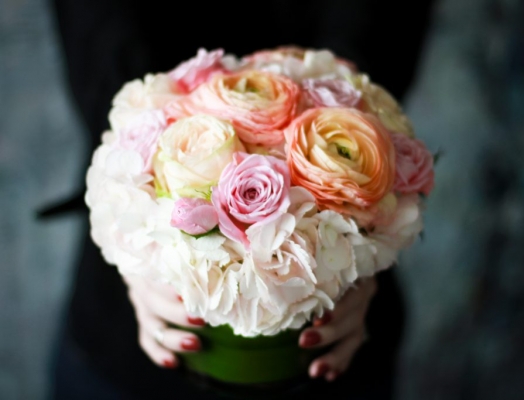 A colourful bunch of flowers