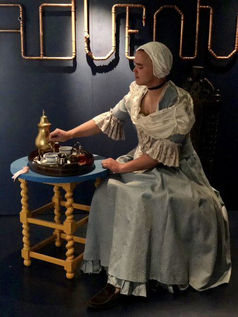 A live recreation of Jean-Étienne Liotard's 'Dutch Girl at Breakfast'