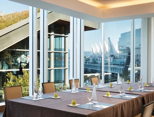 a meeting room at Fairmont Pacific Rim