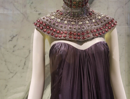 an ornate dress