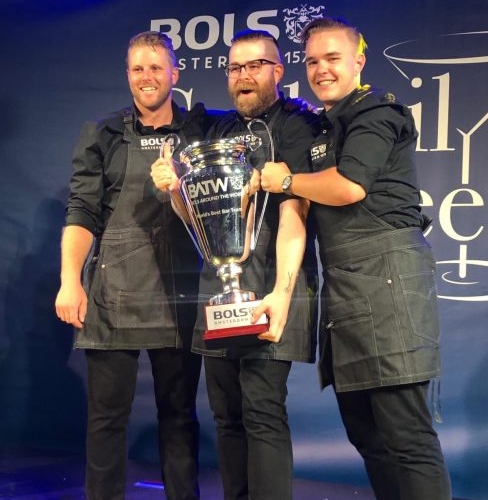 The winners of the Bols Trophy