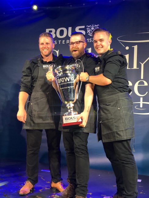 The winners of the Bols Trophy