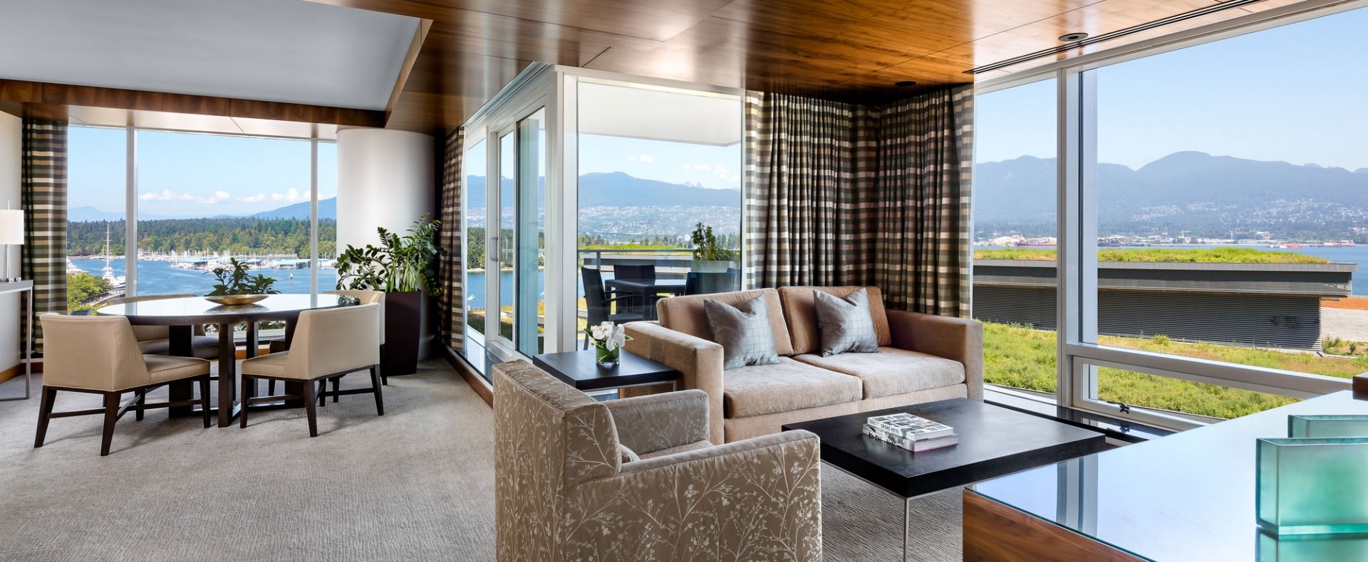 Coal Harbour Corner Suite Fairmont Pacific Rim