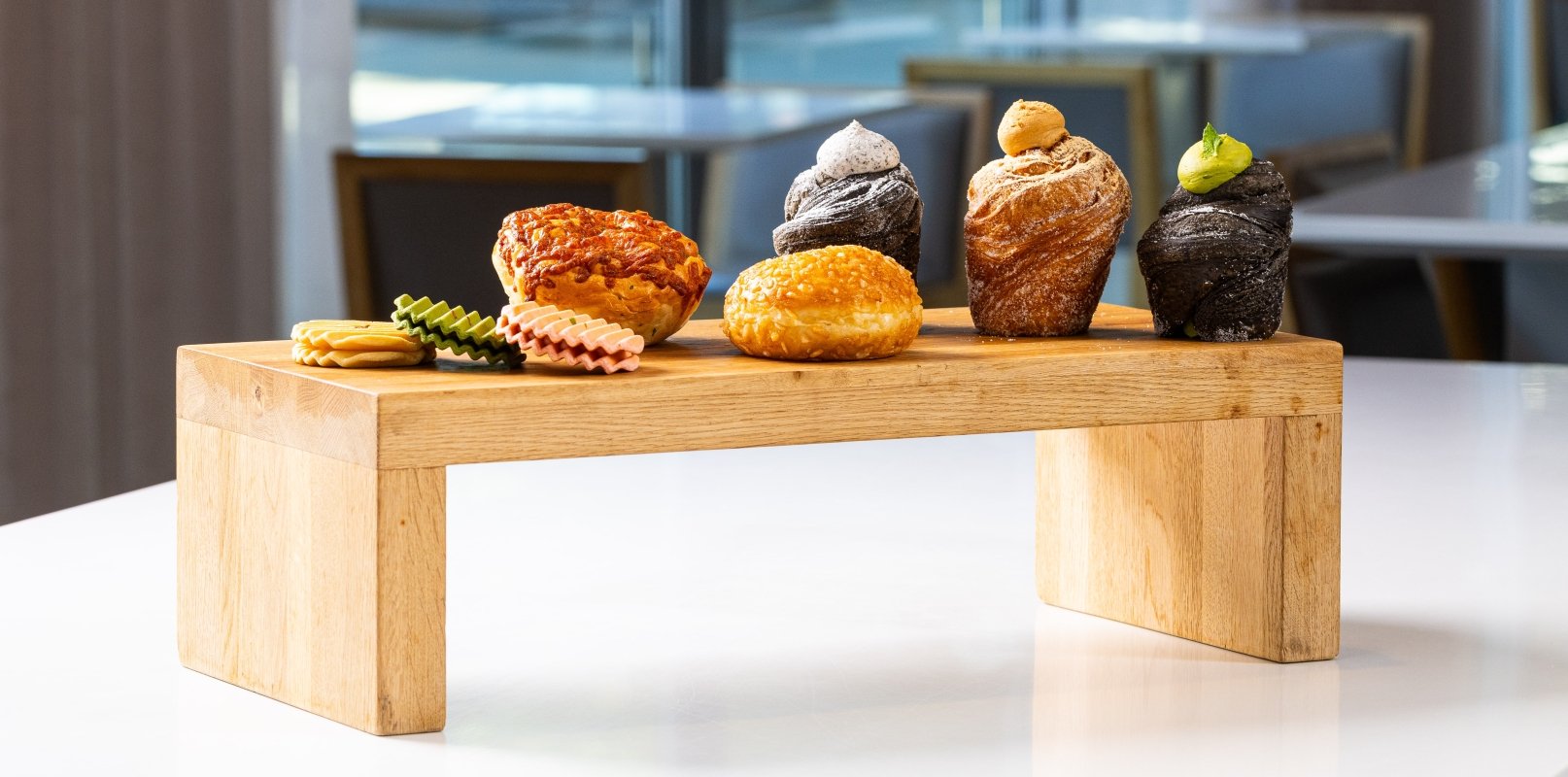 Asian-inspired breakfast pastries in downtown Vancouver