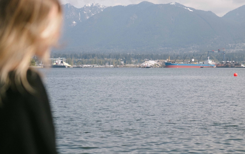 Ocean and mountain view