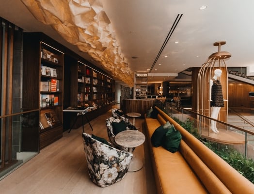 Taschen Library located in downtown Vancouver library