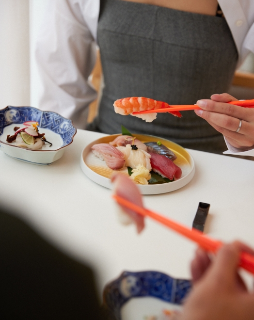 Sashimi plate at Lobby Lounge & RawBar