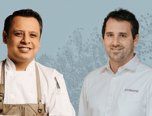 Chef Hector Laguna and Chef Chris Bleidorn collaboration dinner in Vancouver