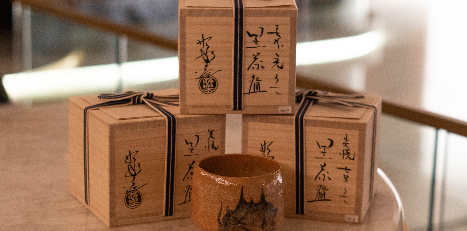 Artisanal tea bowl at Fairmont Pacific Rim