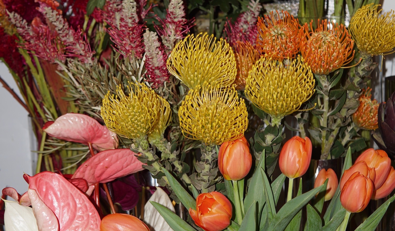 A beautiful floral arrangement from vancouver florist La Bomba Floristry