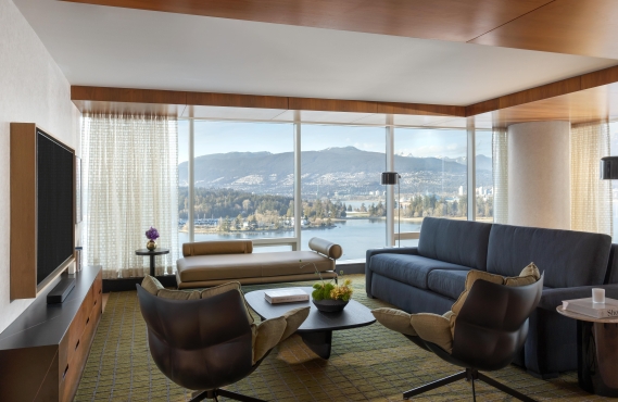 Fairmont Gold Suite with breathtaking views of the
