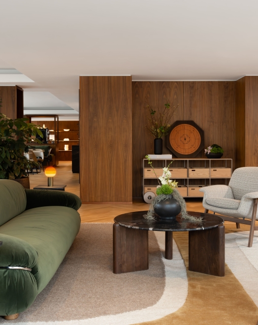 The new Fairmont Gold Lounge Living Area at Fairmont Pacific Rim