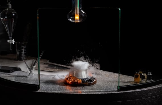Ring of Fire cocktail at Botanist Bar