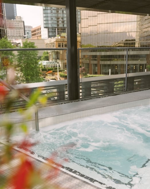 Jacuzzi at Fairmont Spa