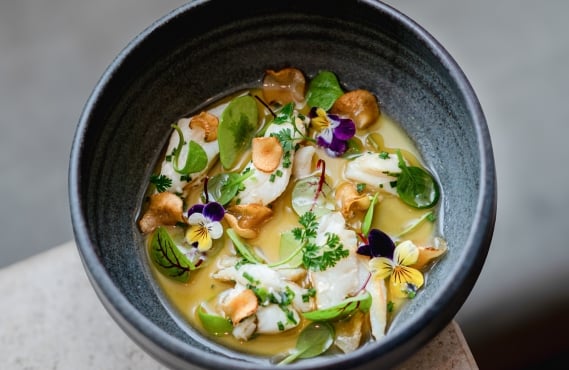 Crab Dish at Botanist