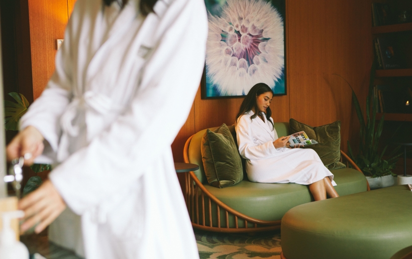 Two women in the soa