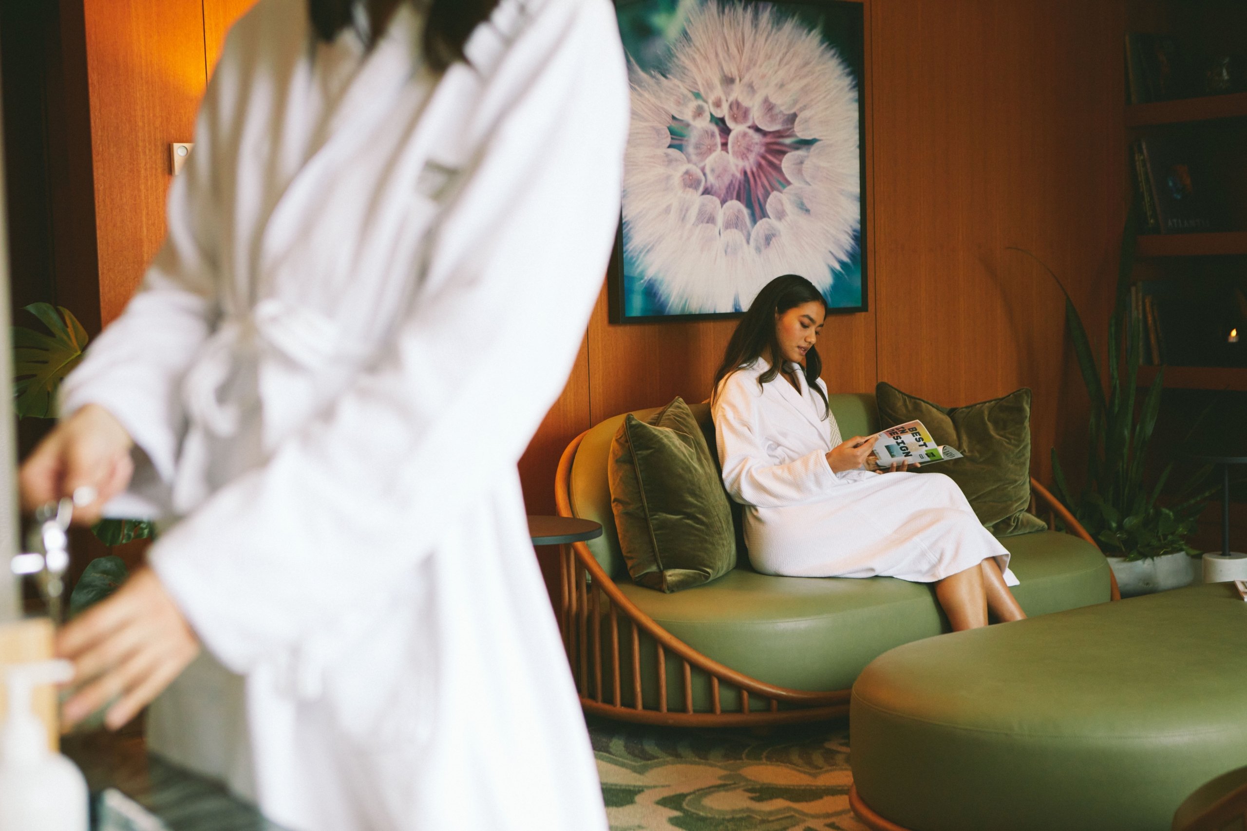 Two women in the soa