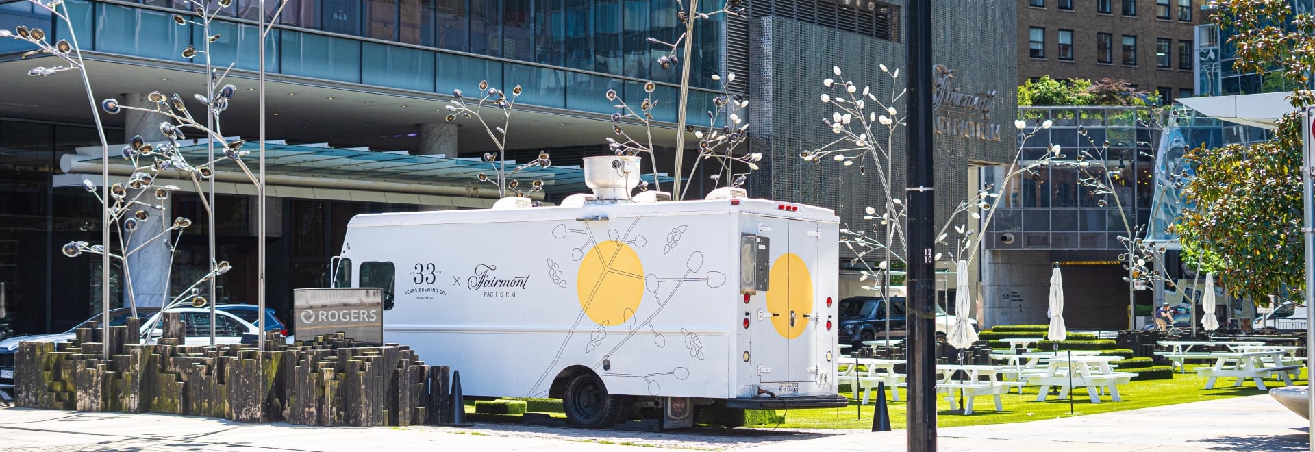 A patio food truck for the best patio in vancouver