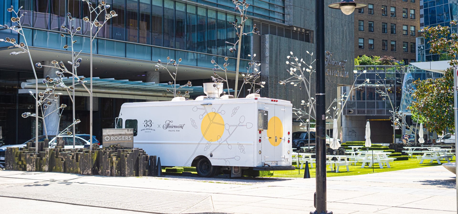 A patio food truck for the best patio in vancouver
