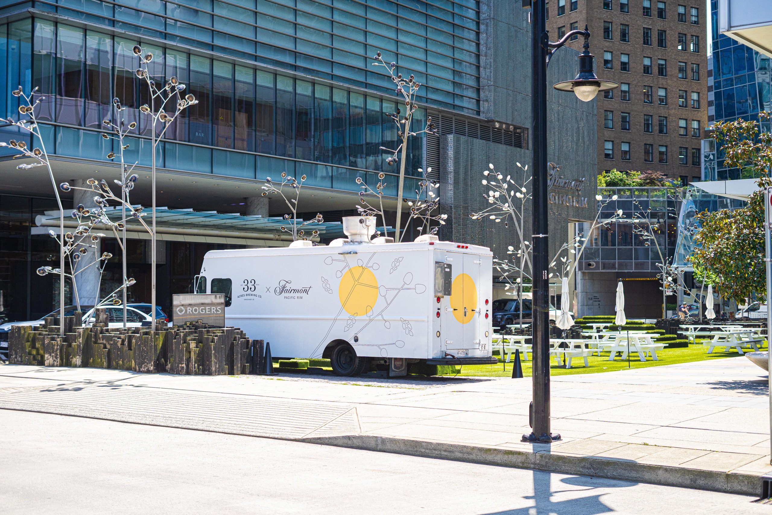 A patio food truck for the best patio in vancouver