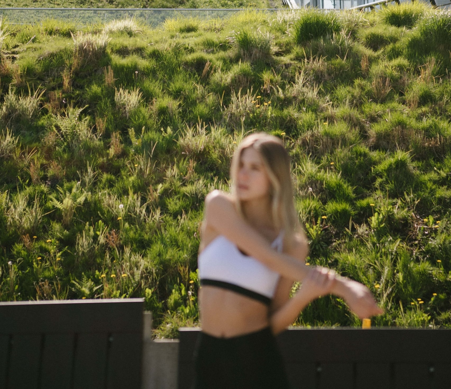 Woman working out for Global Wellness Day